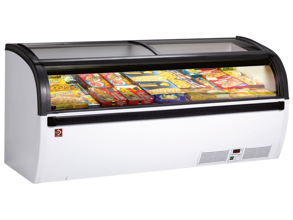 Conservateur panoramique pour surgelés, vitres coulissa... - restauration professionnel de qualité