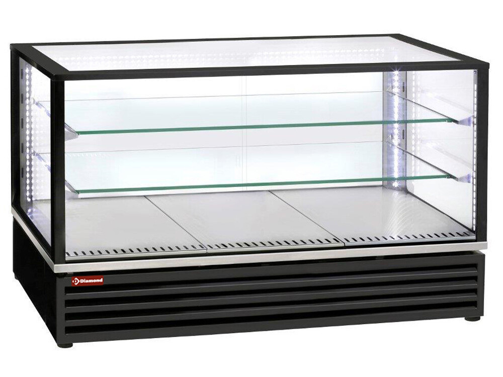 Vitrine réfrigérée ou ,  ventilée,  3 niv. - équipement professionnel de qualité