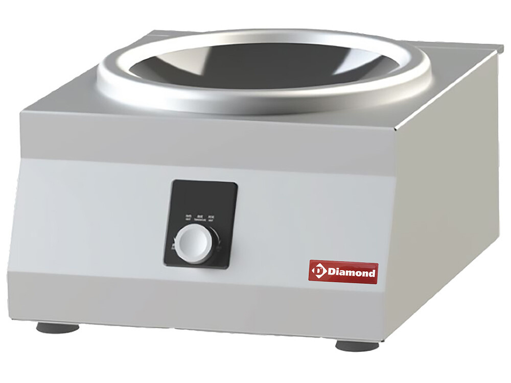 Fourneau wok induction - 3.5 - Ø290 - équipement professionnel de qualité
