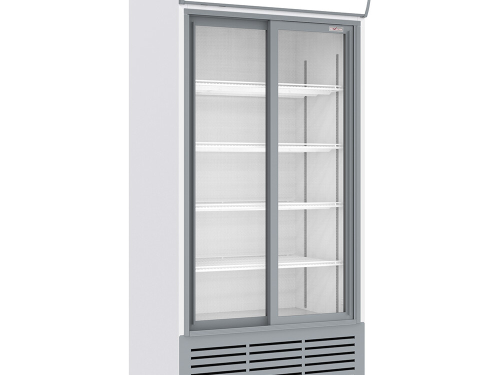 Vitrine ventilée positive, 783 litres, 2 portes coulis... - équipement professionnel de qualité