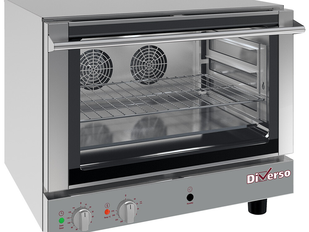 Four électrique à convection, 4x 600x400 mm + humidifi... - cuisine professionnel de qualité