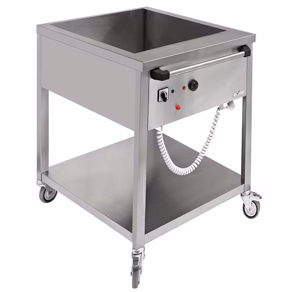 Bain Marie mobile 2x GN1/1 - équipement professionnel de qualité