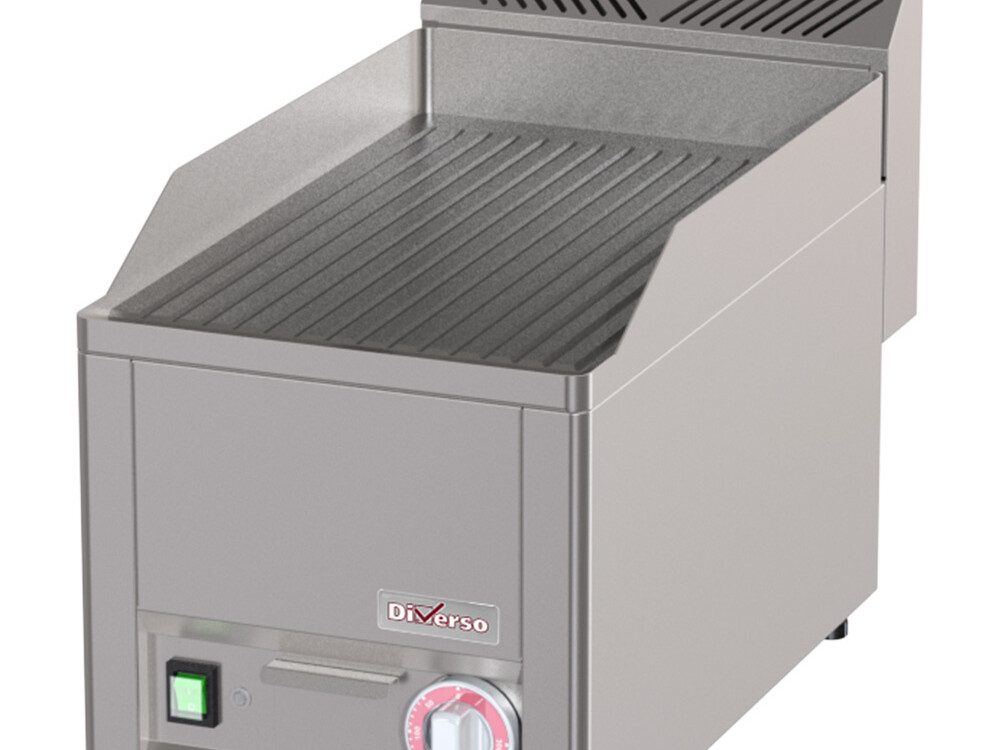 Plaque de cuisson électrique, rainurée -Top- - professionnel professionnel de qualité