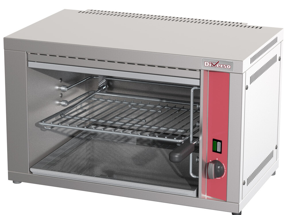 Salamandre électrique, avec grille réglable par levier - restauration professionnel de qualité