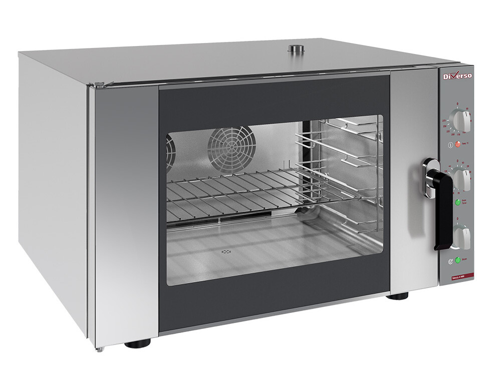 Four électrique vapeur-convection,  4x 1/1 ou 600x400 mm - cuisine professionnel de qualité