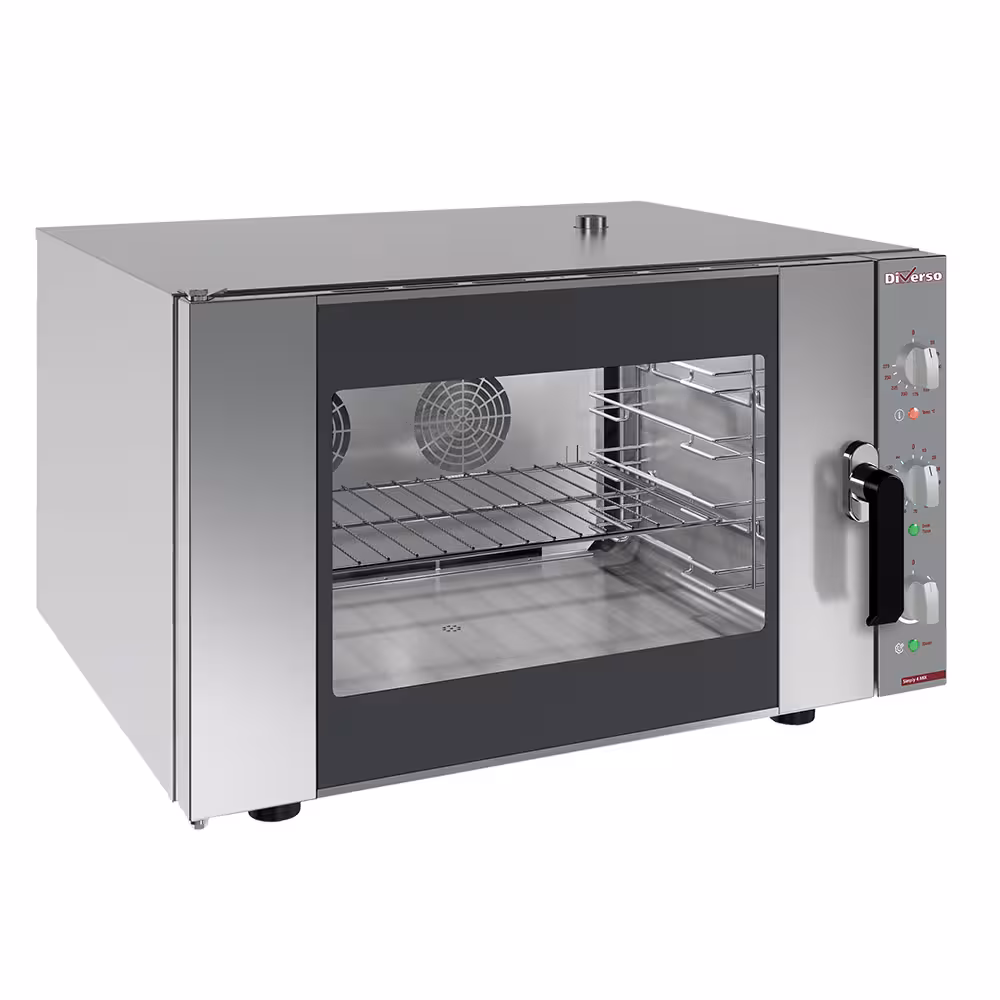 Four électrique vapeur-convection,  4x 1/1 ou 600x400 mm - cuisine professionnel de qualité