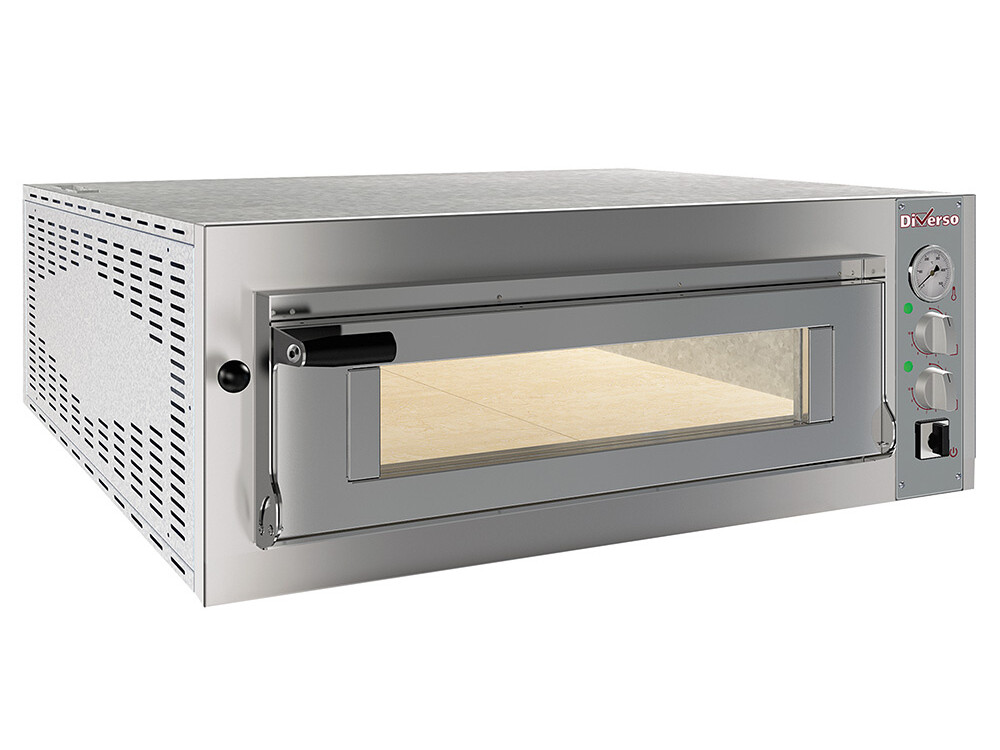 Four électrique 4 pizzas diam. 350mm, 1 chambre - équipement professionnel de qualité