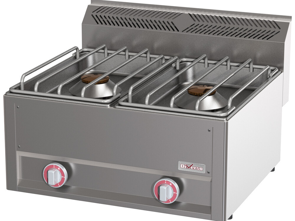 Cuisinière 2 feux 8 Kw surpuissants -Top- - professionnel professionnel de qualité