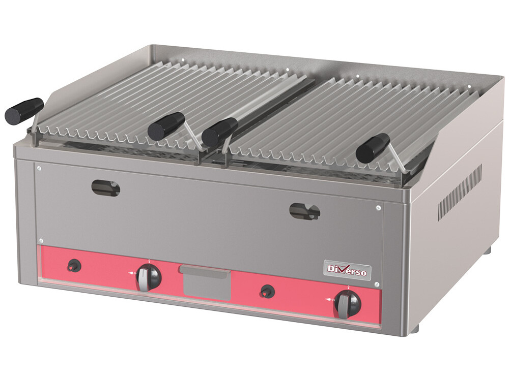 Grill pierre de lave 1 module 8 kW - professionnel professionnel de qualité