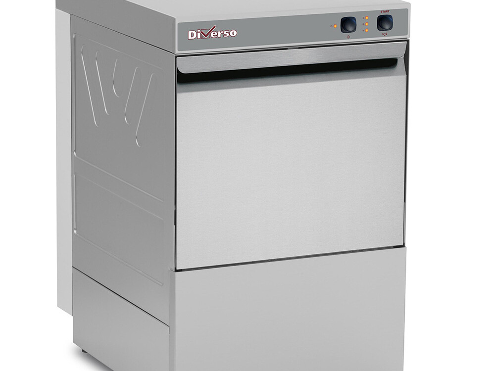 Lave-verres panier 400x400 mm,  avec pompe vidange - professionnel professionnel de qualité