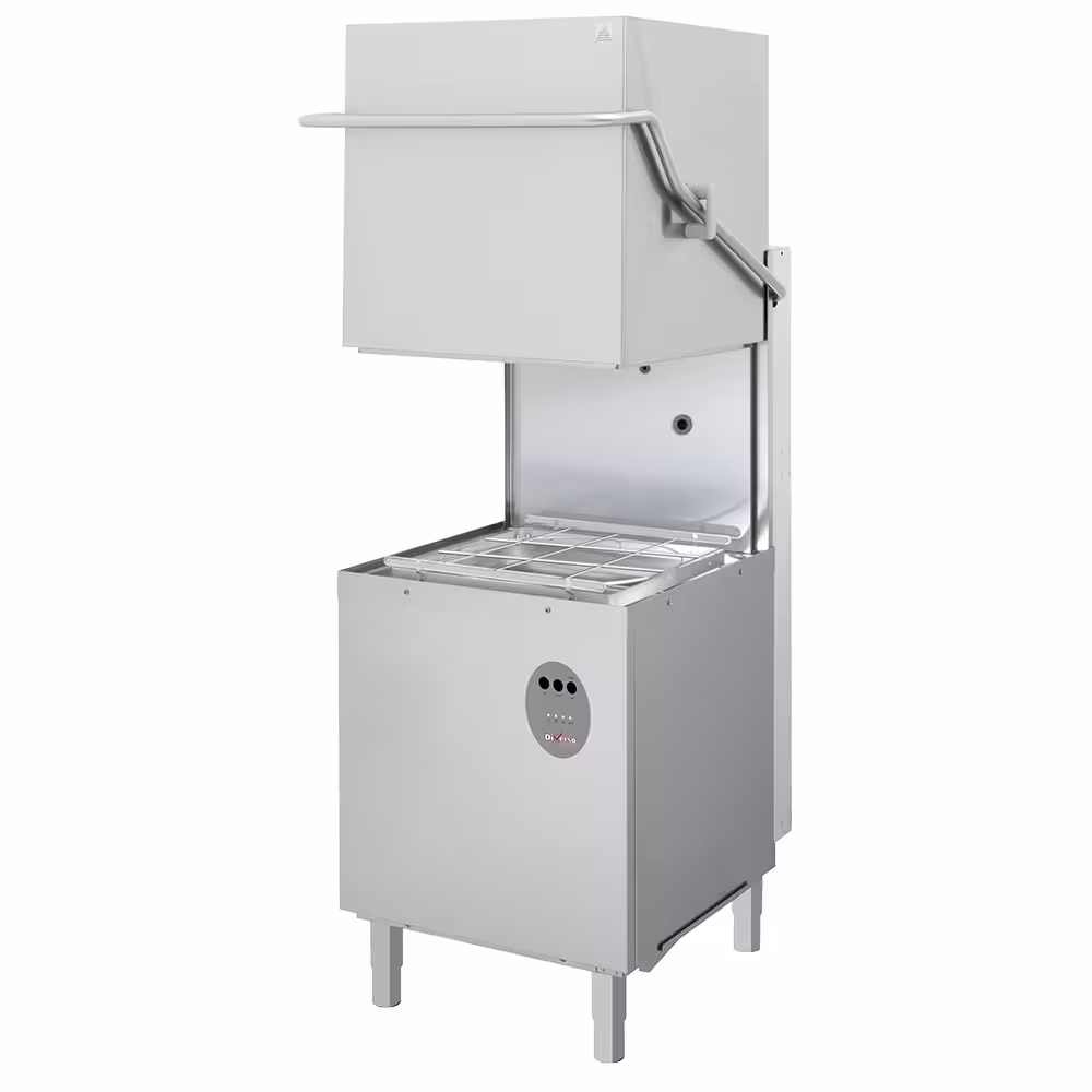 Lave-vaisselle capot,  panier carré 500x500 mm avec dose... - restauration professionnel de qualité