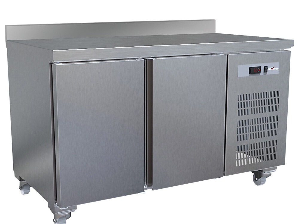 Table frigorifique, ventilé, 2 portes 1/1 (260 Lit.), ... - équipement professionnel de qualité