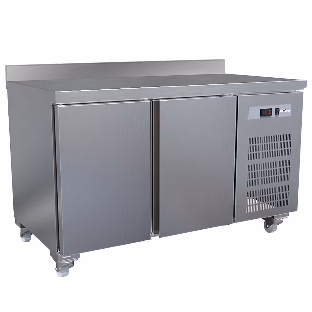Table frigorifique,  ventilé,  2 portes 1/1 (260 Lit.), ... - équipement professionnel de qualité