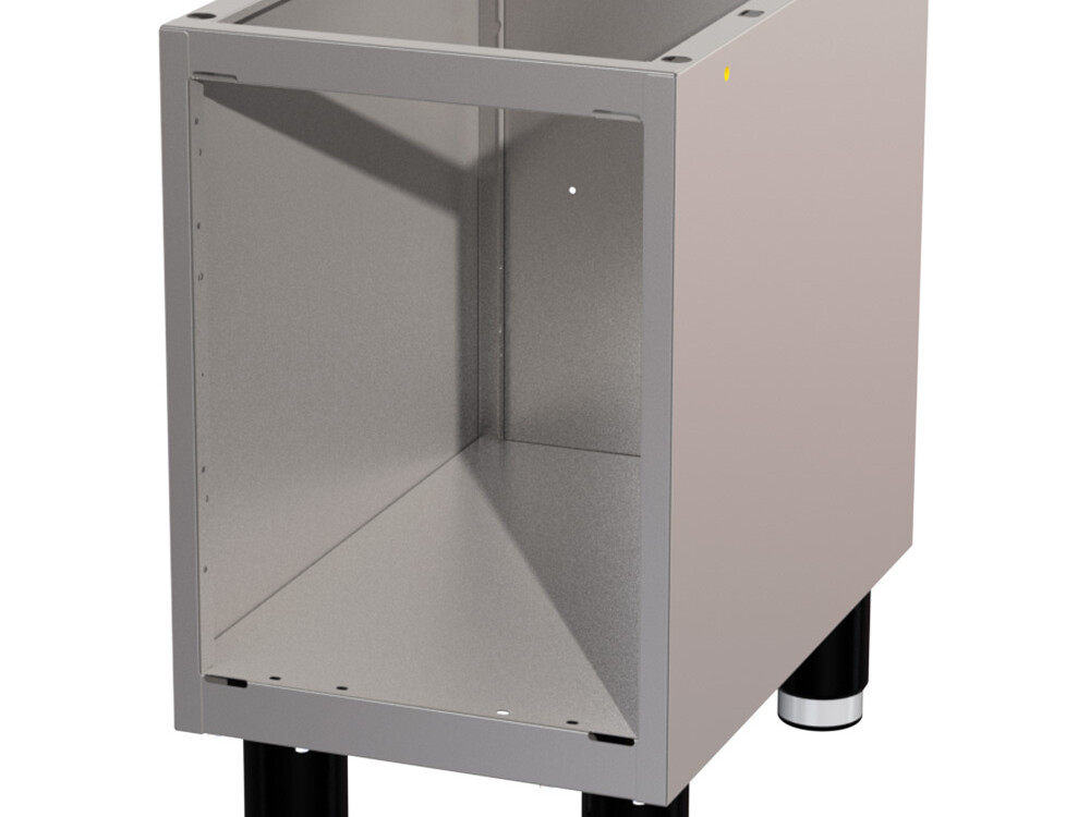 Meuble support inox 330 mm (sans portes) - équipement professionnel de qualité
