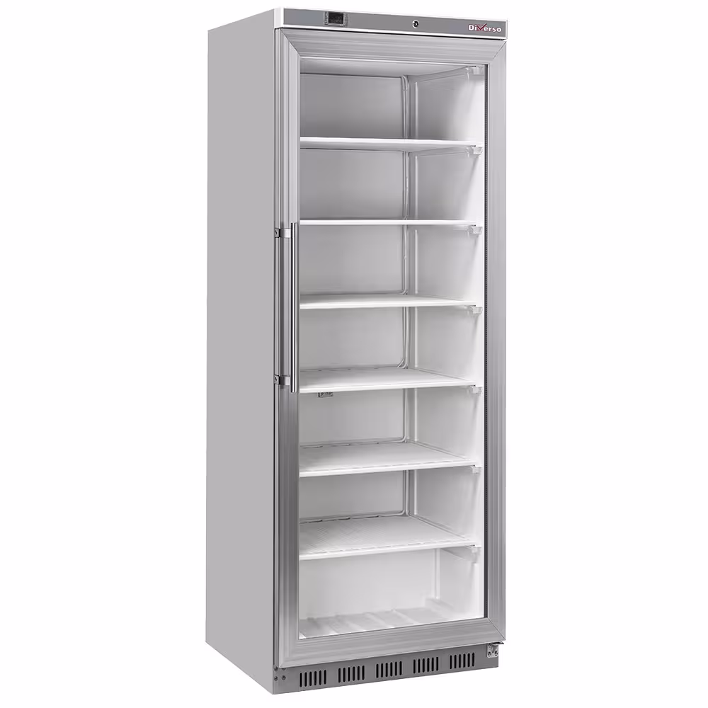 Armoire congélateur,  porte vitrée,  statique,  400 lit... - cuisine professionnel de qualité