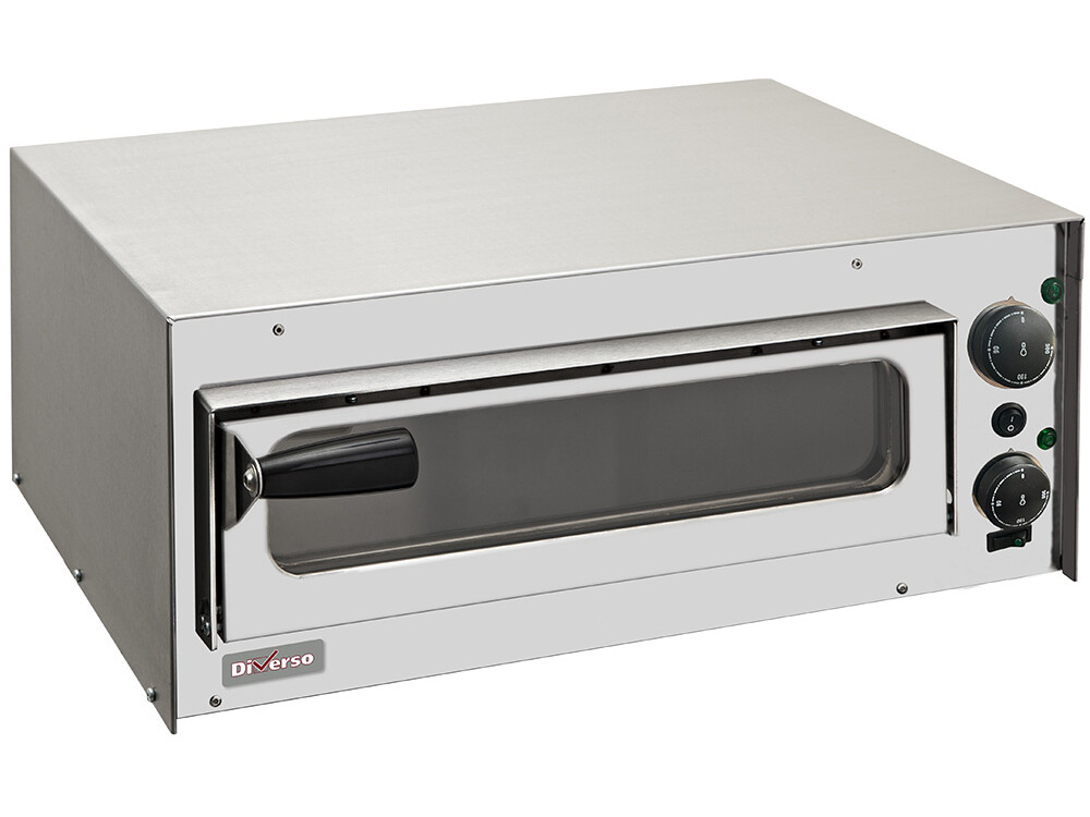Four à pizza 350 mm,  portillon vitré - cuisine professionnel de qualité