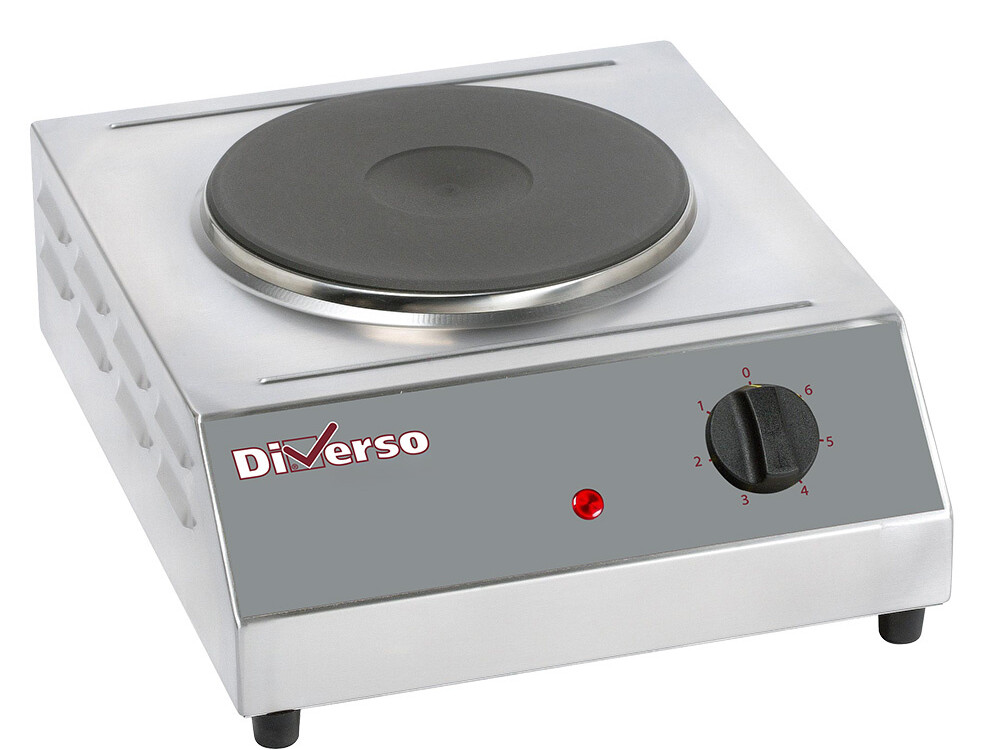 Réchaud électrique de table, 1 plaque Ø 230mm - professionnel professionnel de qualité