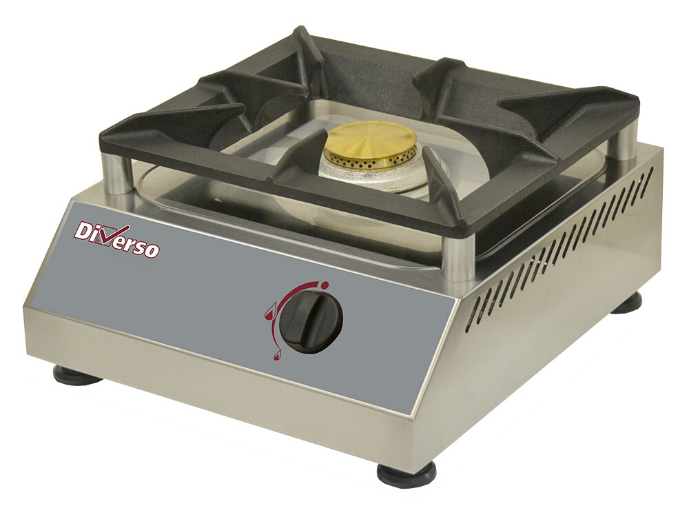 Réchaud de table gaz, 1 feu vif 5 kW - professionnel professionnel de qualité