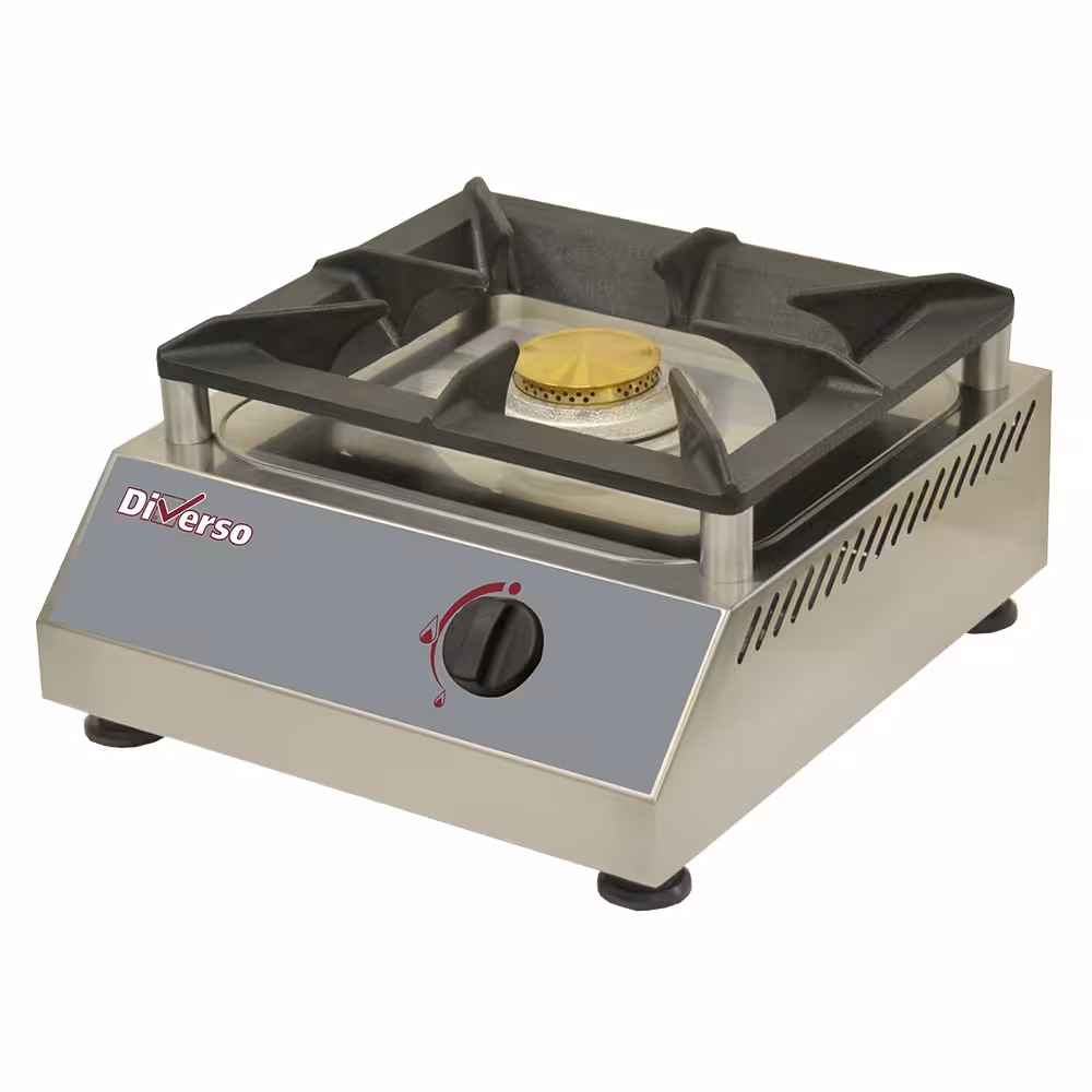 Réchaud de table gaz,  1 feu vif 5 kW - professionnel professionnel de qualité
