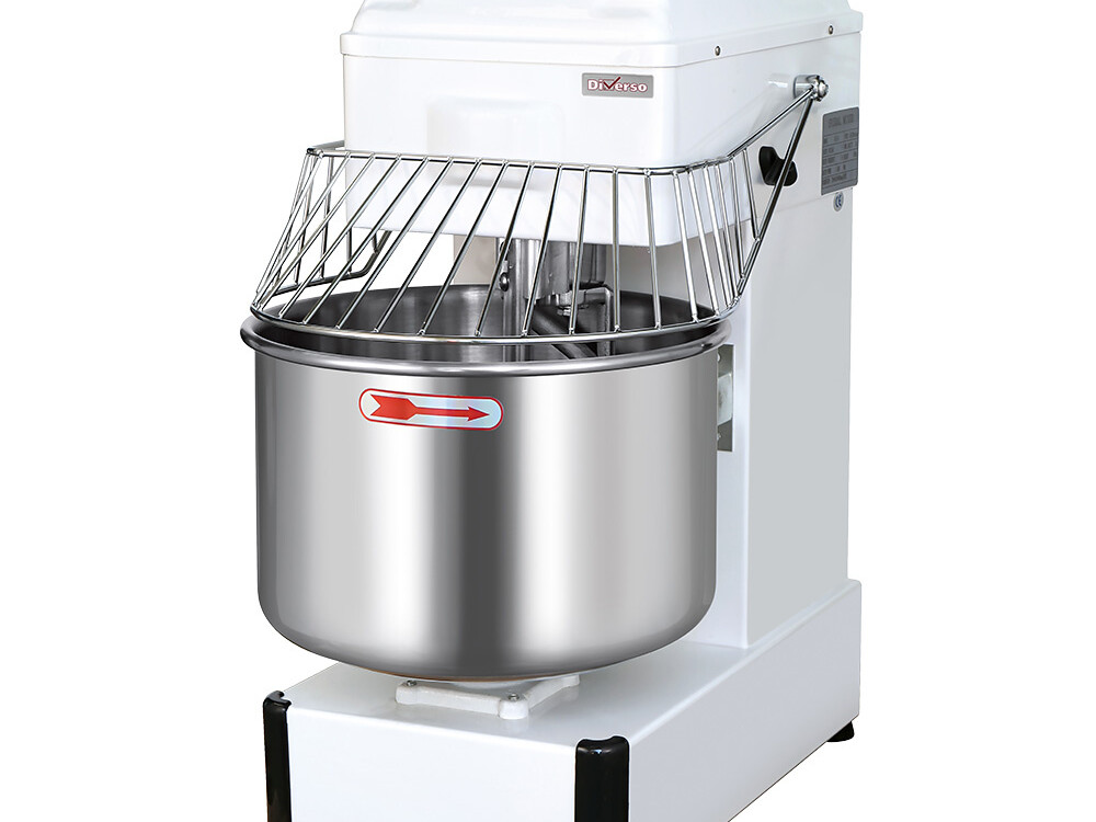 Pétrin à spirale 34 litres, 2 vitesses, timer, sur r... - professionnel professionnel de qualité