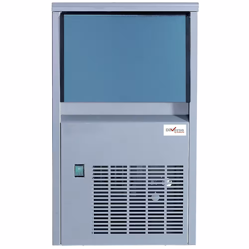 Machine à glaçons pleins (14 gr) 24kg/24h, avec réserv... - équipement professionnel de qualité