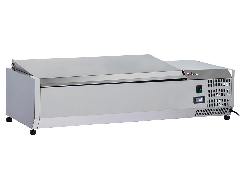 Structure réfrigérée 3 x 1/3 &, 1x 1/2 -150 mm, a... - cuisine professionnel de qualité