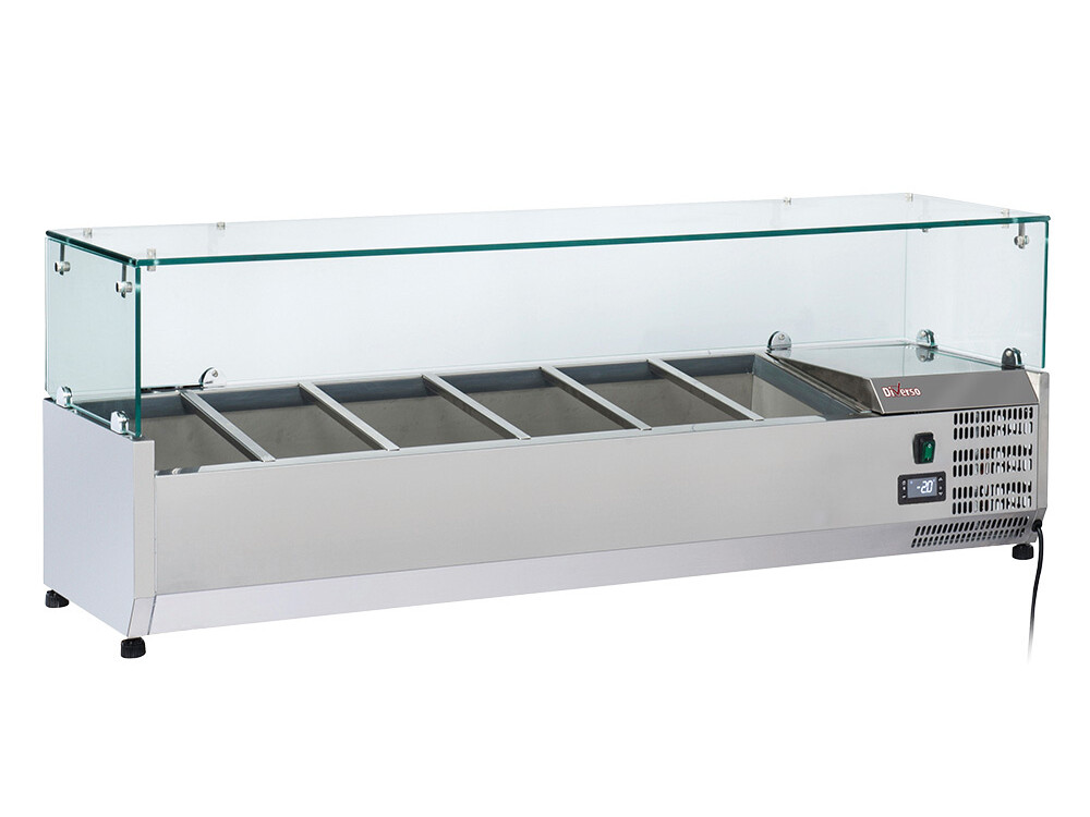 Structure réfrigérée 5 x 1/3 &, 1x 1/2 -150 mm, a... - équipement professionnel de qualité