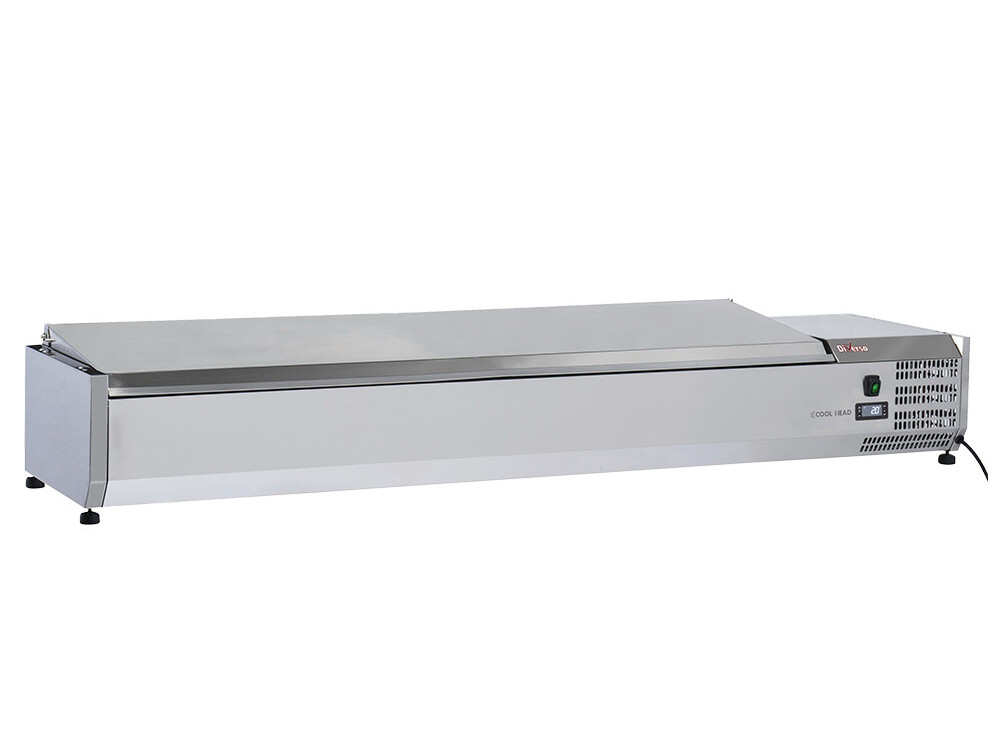 Structure réfrigérée 8 x 1/3 -150 mm,  avec couvercle ... - équipement professionnel de qualité