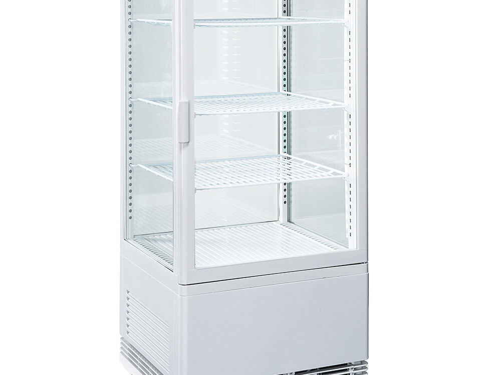 Vitrine de table ventilée 4 niveaux, 4 faces vitrées, ... - équipement professionnel de qualité