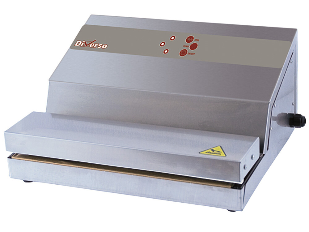 Sous-videuse inox,  pompe 16 l./min,  soudure 330 mm - équipement professionnel de qualité