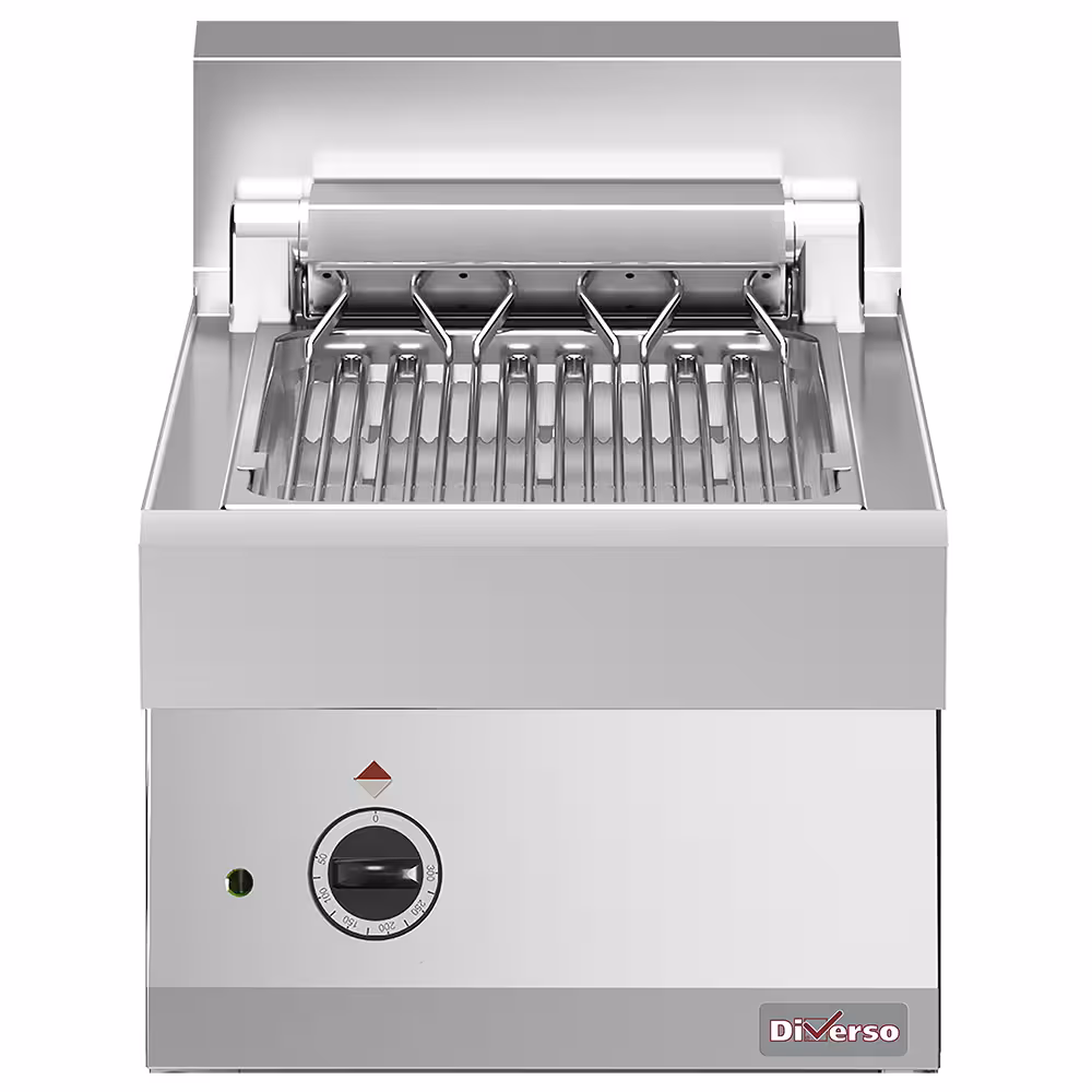 Grill-vapeur électrique,  1/2 module - équipement professionnel de qualité