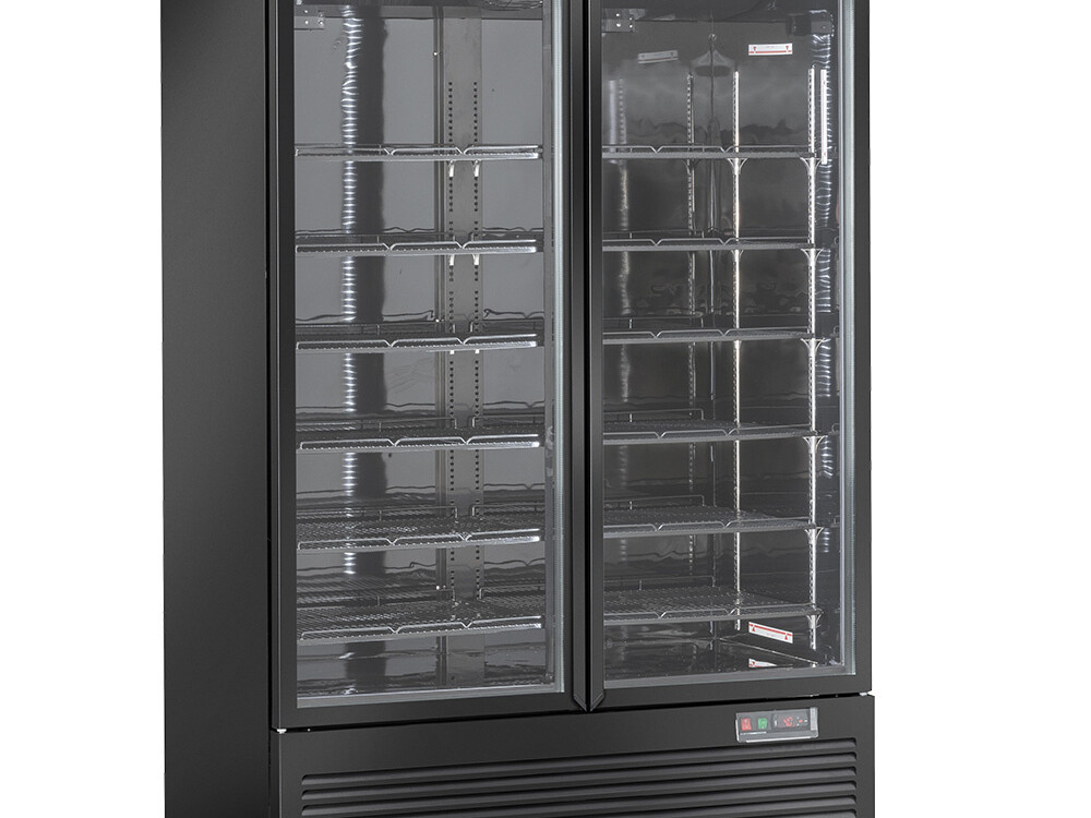 Vitrine Frigo verticale,  2 portes,  1085 litres - - cuisine professionnel de qualité