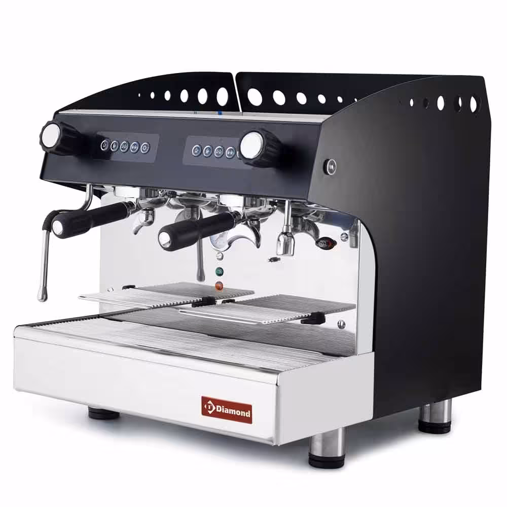 Machine à café expresso 2 groupes,  automatique - - professionnel professionnel de qualité