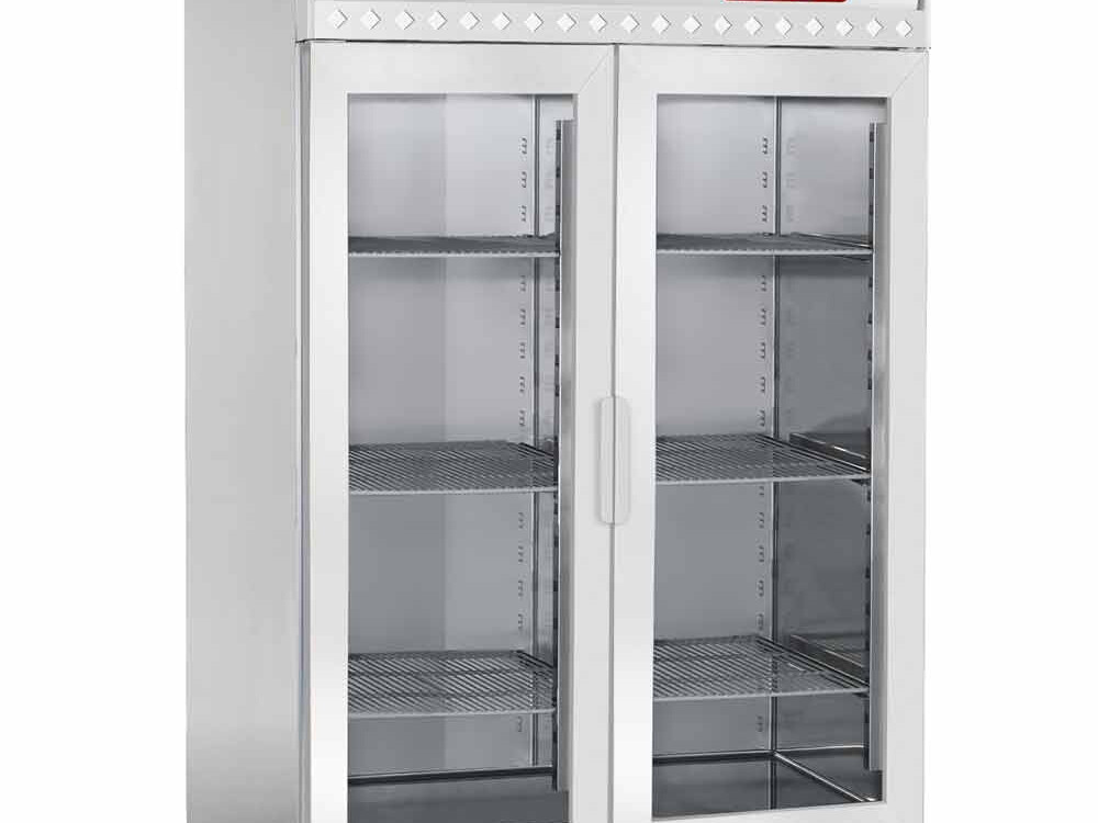 Armoire de congélation ventilée 1400 Lit. 2 portes vitr... - professionnel professionnel de qualité
