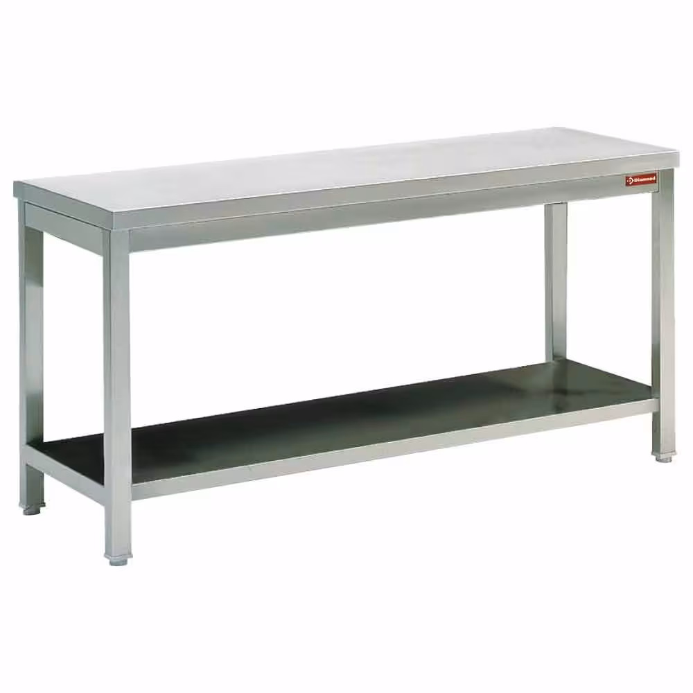 Table de travail avec sous tablette - restauration professionnel de qualité