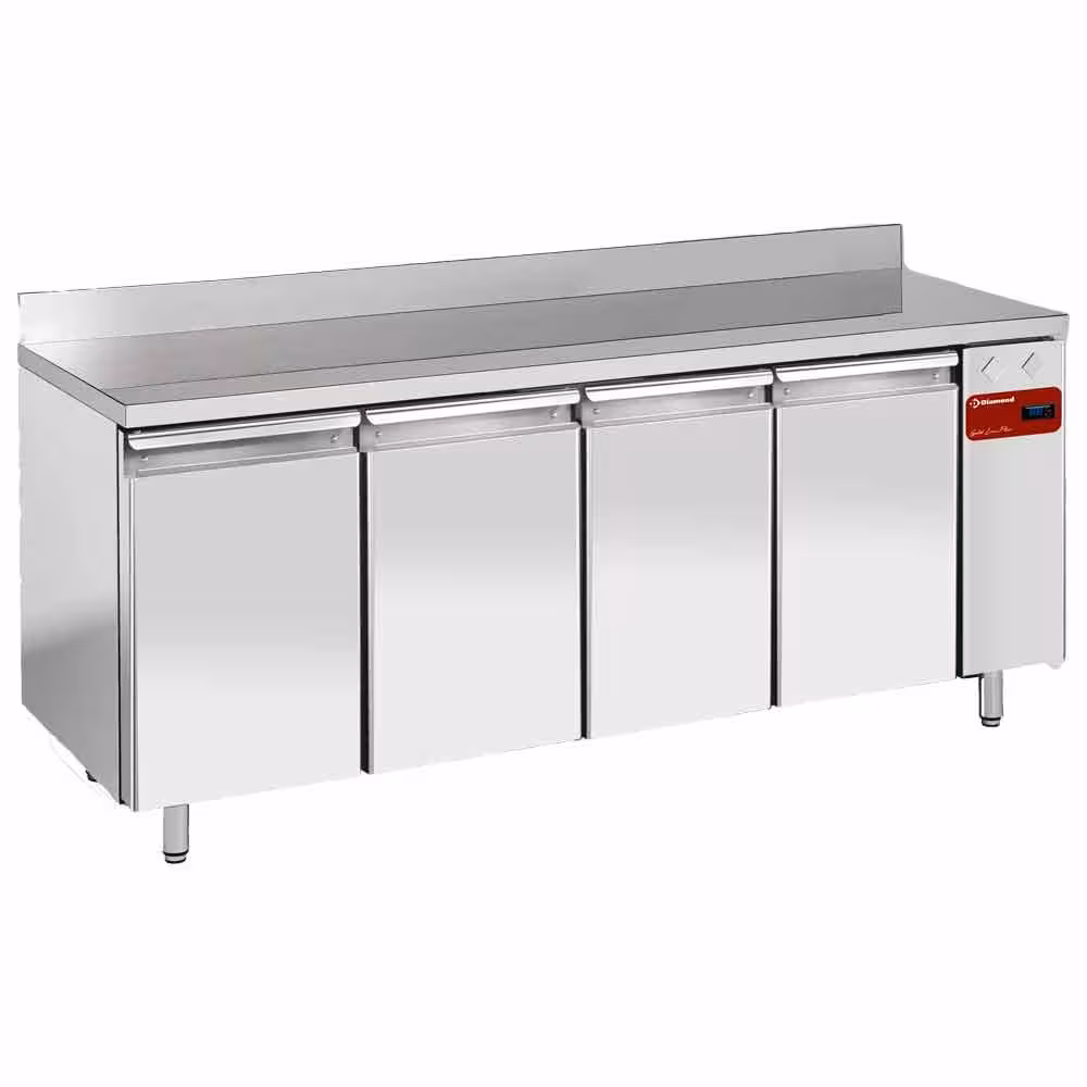 Table frigorifique "murale",  ventilée,  4 portes 1/1,  ... - professionnel professionnel de qualité