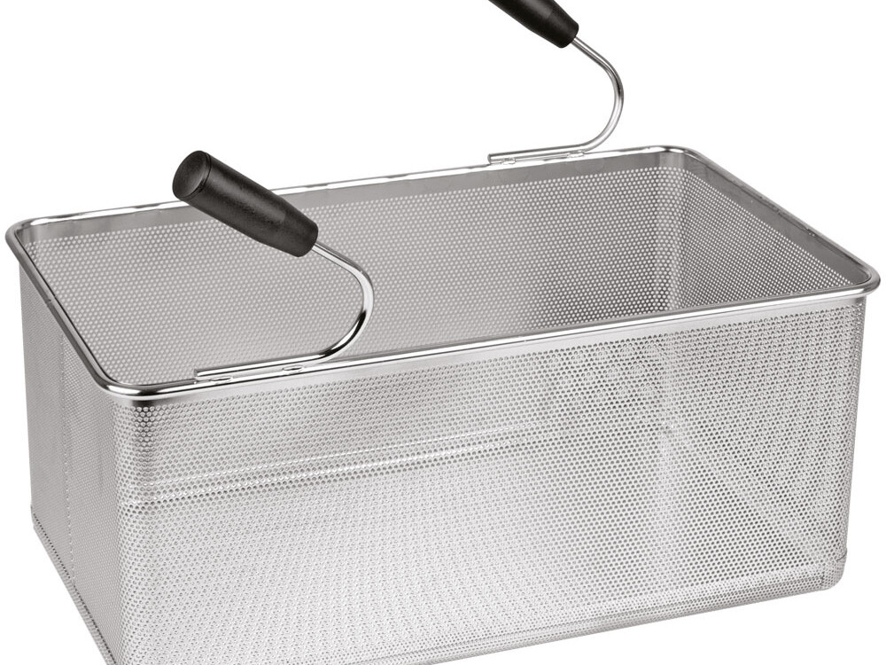 Panier cuiseur à pâtes, poignées latérales - cuisine professionnel de qualité