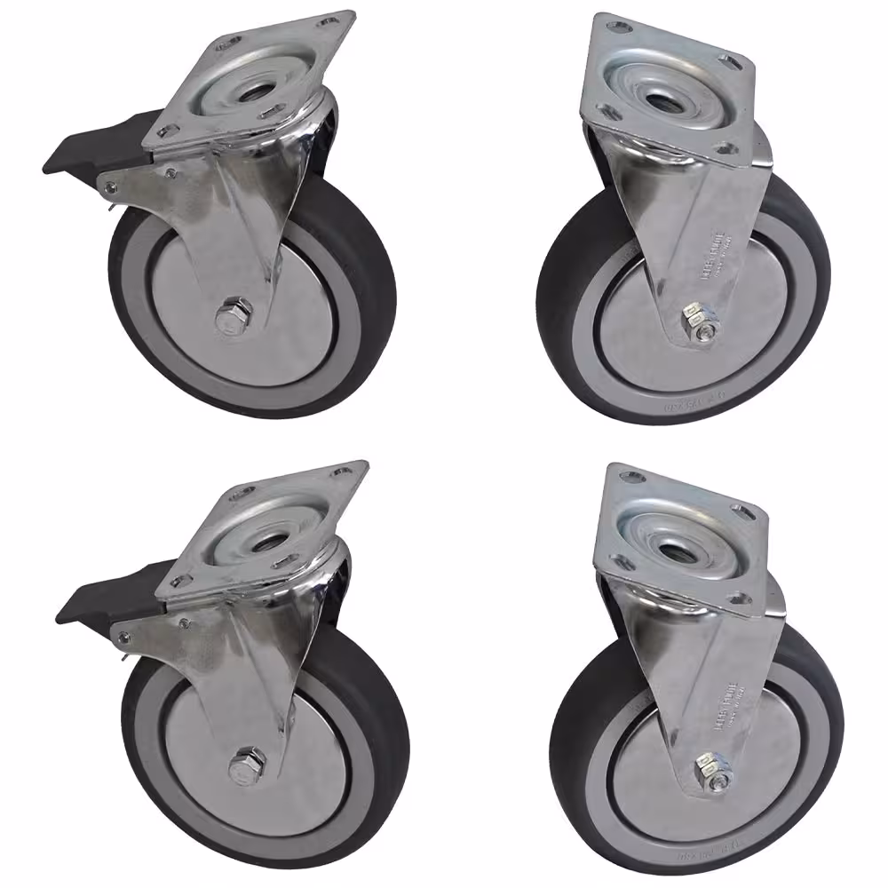 Kit de 4 roues pivotantes 