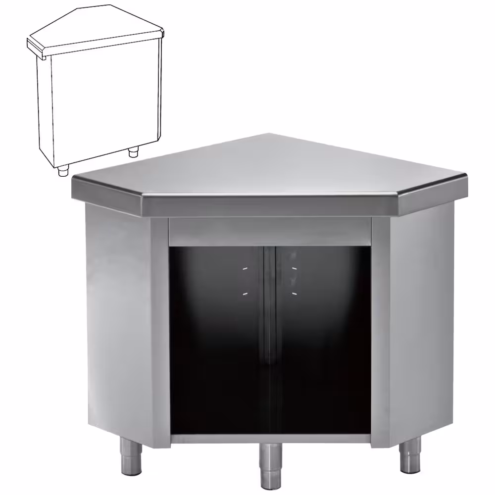 Elément angulaire externe 90° - cuisine professionnel de qualité