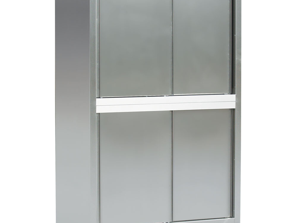 Armoire haute,  portes coulissantes - cuisine professionnel de qualité