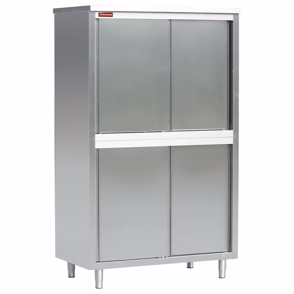 Armoire haute, portes coulissantes - cuisine professionnel de qualité
