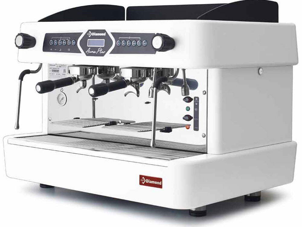 Machine à café 2 groupes,  automatique (avec display) - - équipement professionnel de qualité