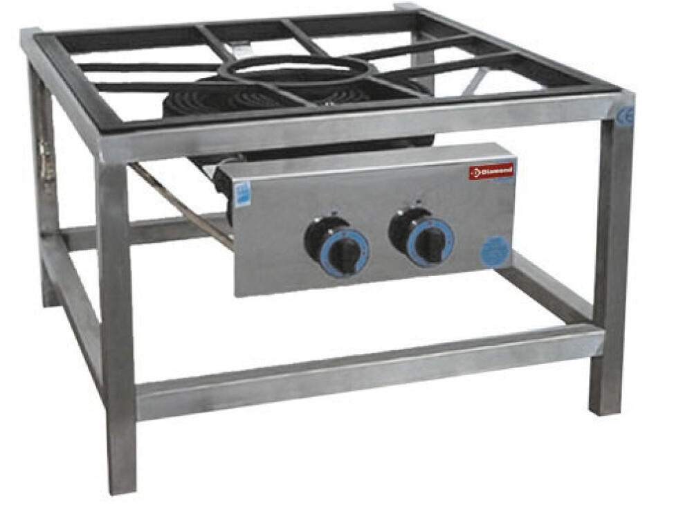 Brûleur gaz paella,  diam 450,  sur support (27.2 kW) - équipement professionnel de qualité