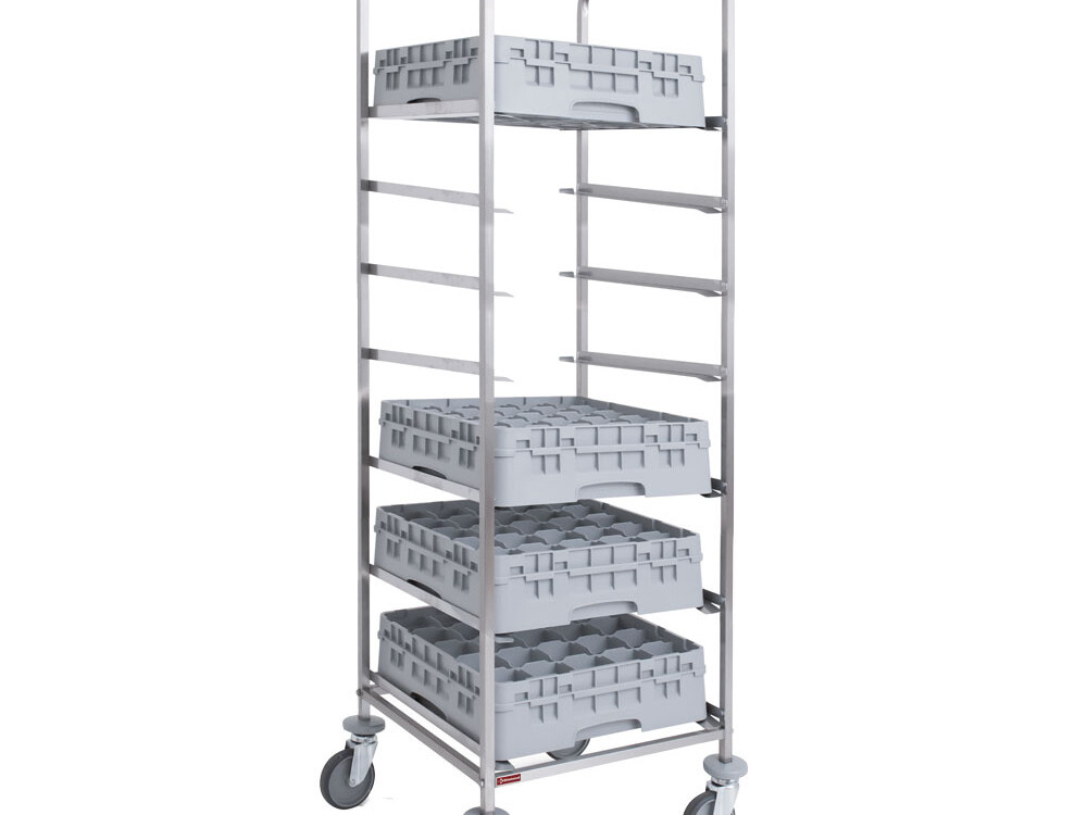 Chariot 7 niveaux paniers lave-vaisselle 500x500 mm - équipement professionnel de qualité