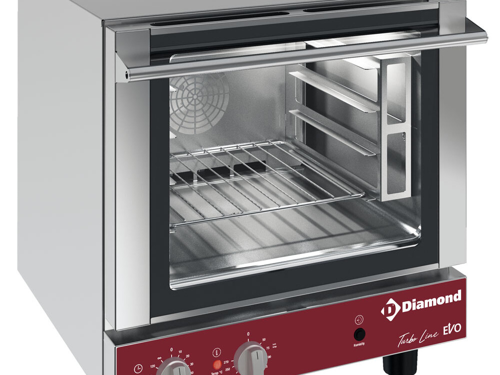 Four électrique à convection,  4x 2/3 + humidificateur ... - professionnel professionnel de qualité