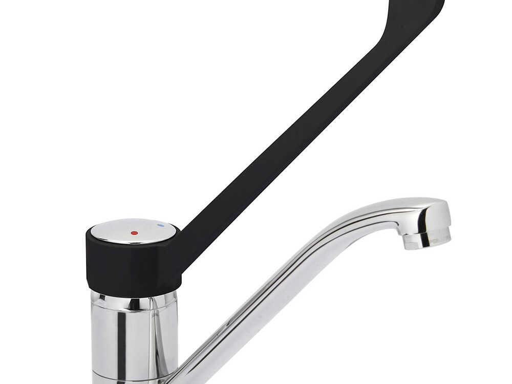 Robinet mitigeur, commande à coude (Sortie ) - cuisine professionnel de qualité