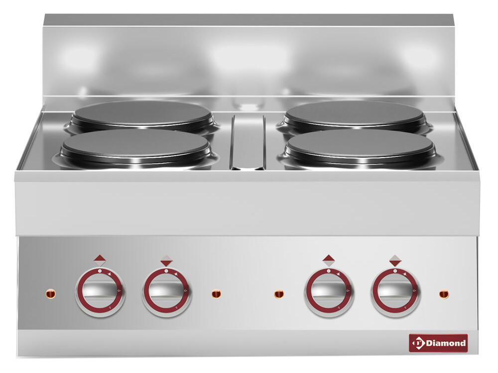 Cuisinière électrique 4 plaques -Top- - professionnel professionnel de qualité