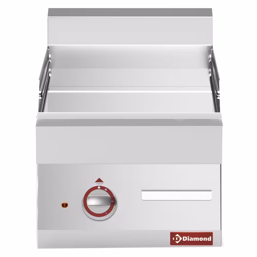 Plaque de cuisson électrique lisse -Top- chrome - équipement professionnel de qualité