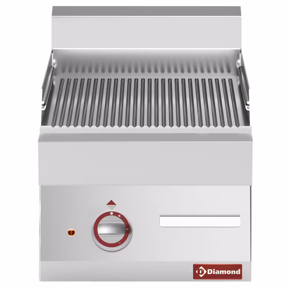 Plaque de cuisson électrique rainurée -Top- - cuisine professionnel de qualité