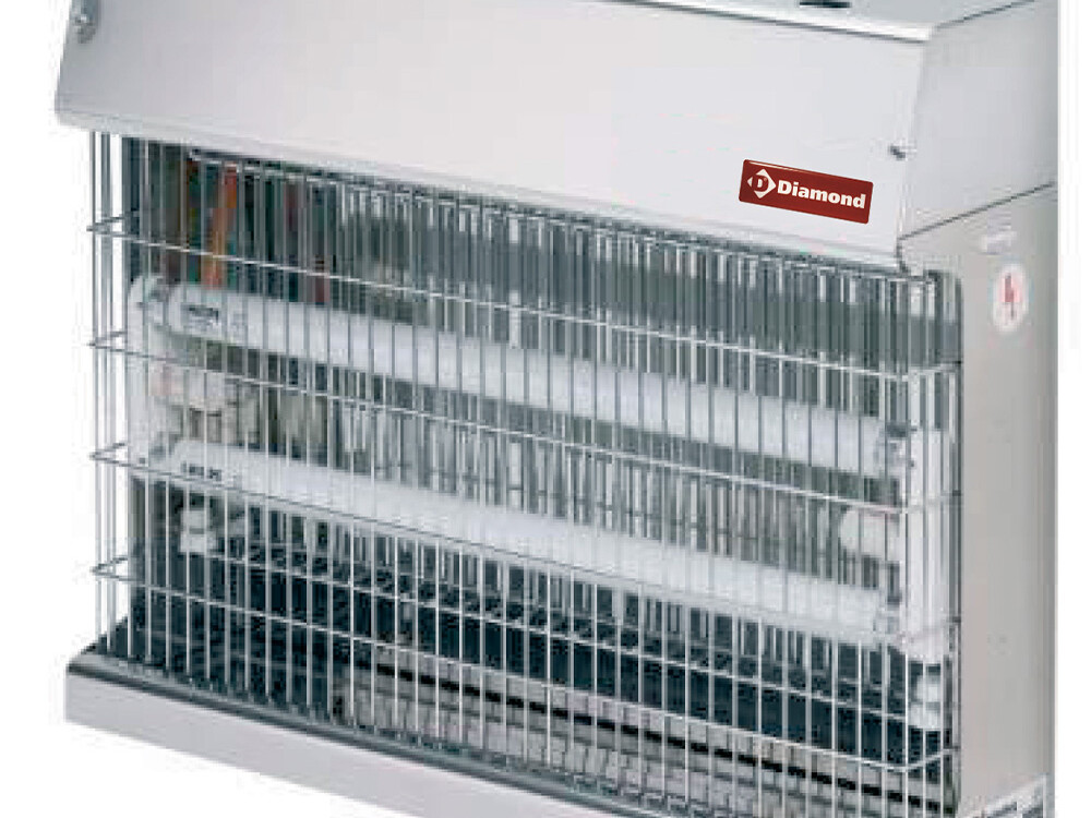 Exterminateur d'insectes mural en inox - cuisine professionnel de qualité